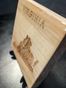 Virginia - Topographical Drink Coaster